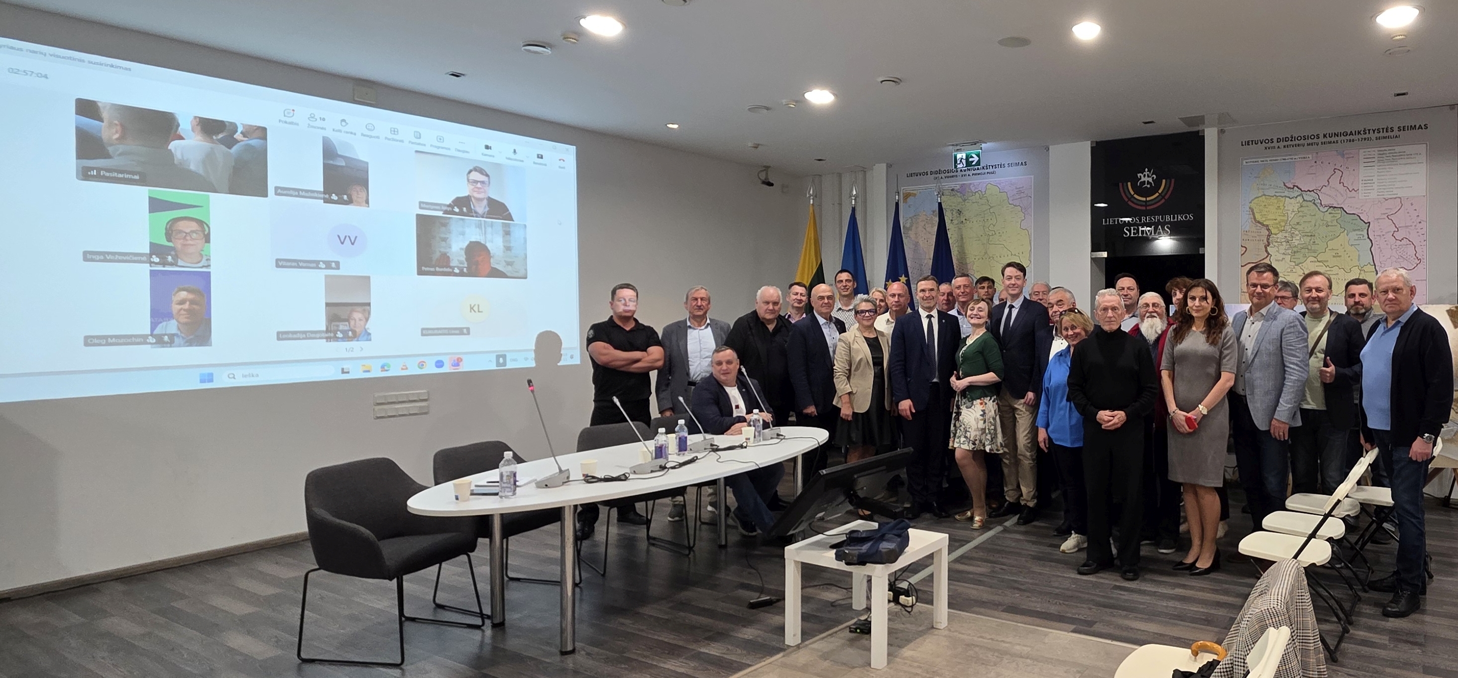 Demokratų sąjungos „Vardan Lietuvos“ Vilniaus miesto skyriaus visuotinis susirinkimas Seimo lankytojų centre